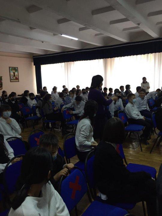 «Адамдардың өміріндегі жұмыс пен еңбектің маңыздылығы туралы ақпарат» тақырыбында іс-шара өткізілді