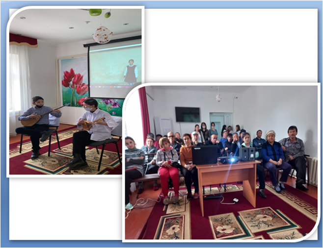 Өзін-өзі тану пәні апталығы өткізілу барысында мұғалімдер мен оқушылар бірлесіп қарттар мен мүгедектер  үйлеріне барып қайтты.