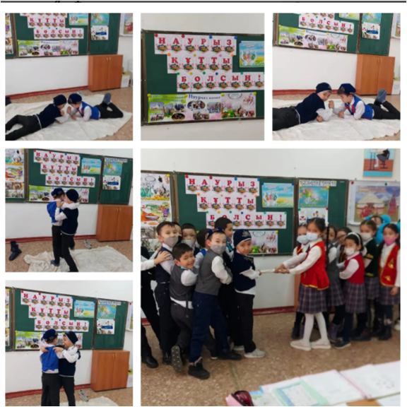 Ұлттық салт-дәстүрлеріміздің ұмытылмай, жаңарып, осы заманғы өмірімізге кірігуіне, кұрметтеуге тәрбиелеу мақсатында, оқушылардың Наурыз мейрамына арналған тәрбие сағаттары өткізілді.