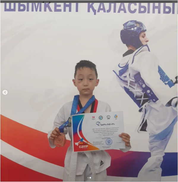 "2022-балалар жылына" арналған таеквондодан балалар және жасөспірімдер арасында өткен Шымкент қаласының ашық біріншілігінде 3 "Д" сынып оқушысы Талғатұлы Бақдаулет III орынды иеленді.