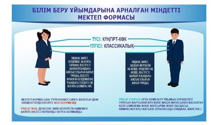2023-2024 оқу жылы мектеп формасы