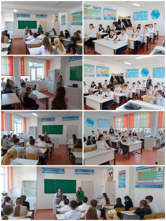 «Жомарт түлек» жобасы аясында өткізілген "Өзіңді мамандықтар әлемінен тап!"  тақырыбындағы кездесу